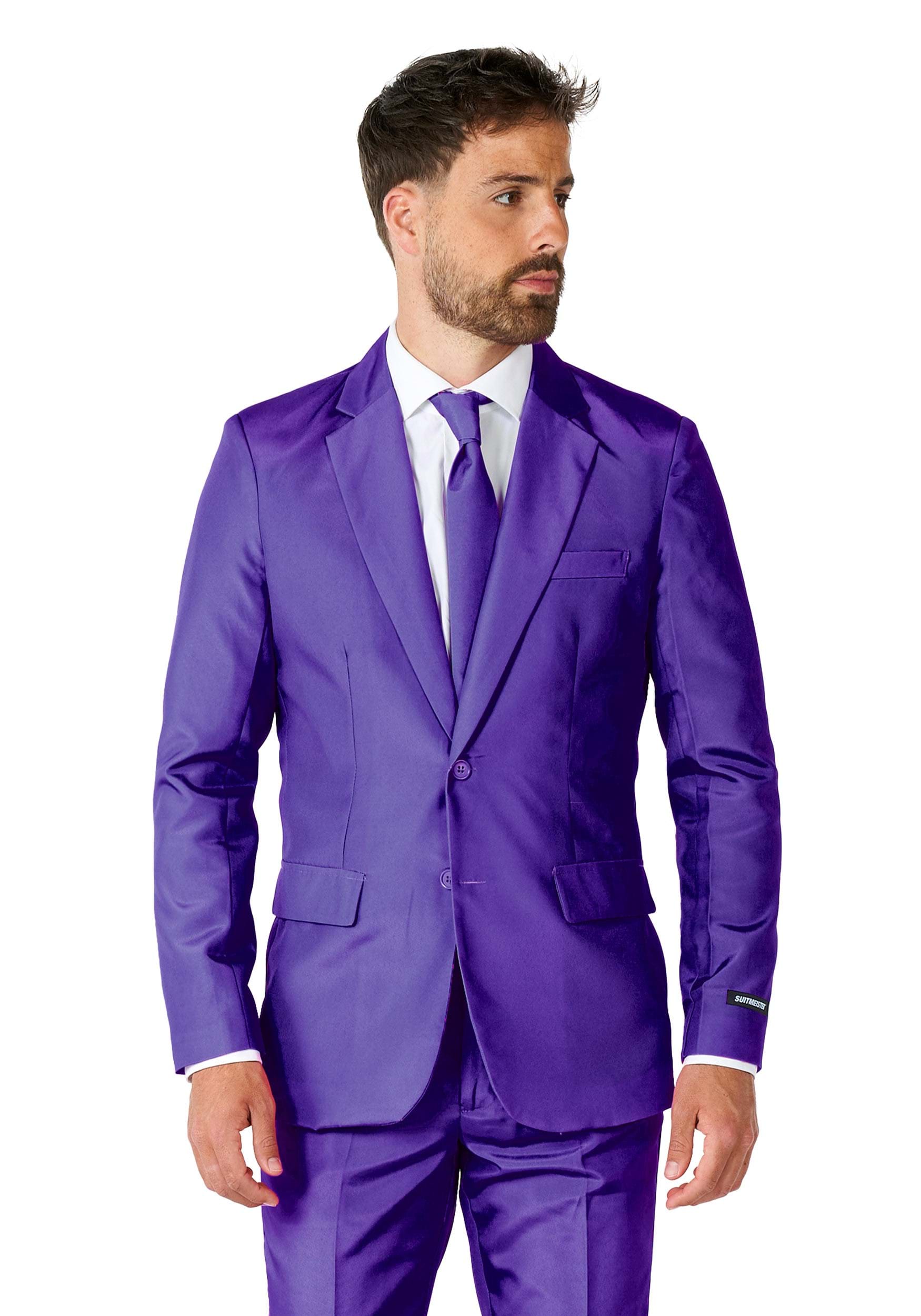 Solid Royal Purple Suitmeister Suit