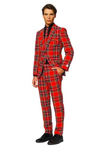 Photos - Fancy Dress Opposuits Lumber Jack Opposuit for Men Black/Red/White OSOSUI0044