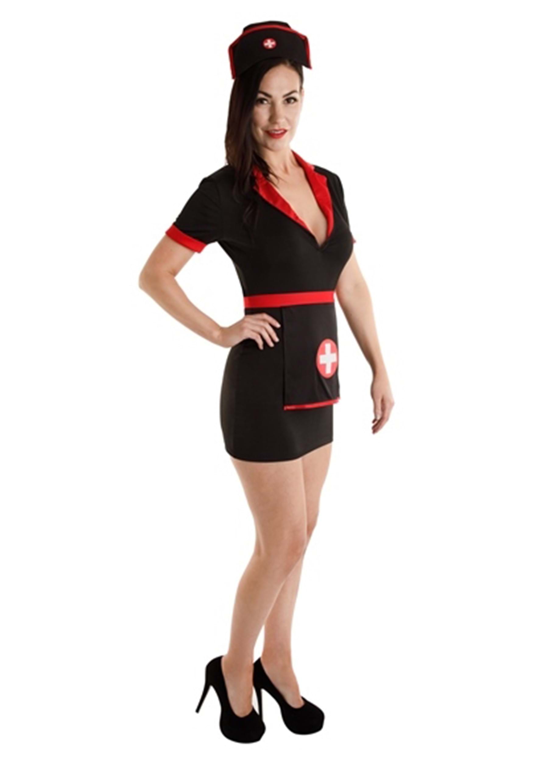 Sexy Night Nurse Fancy Dress Costume Women's