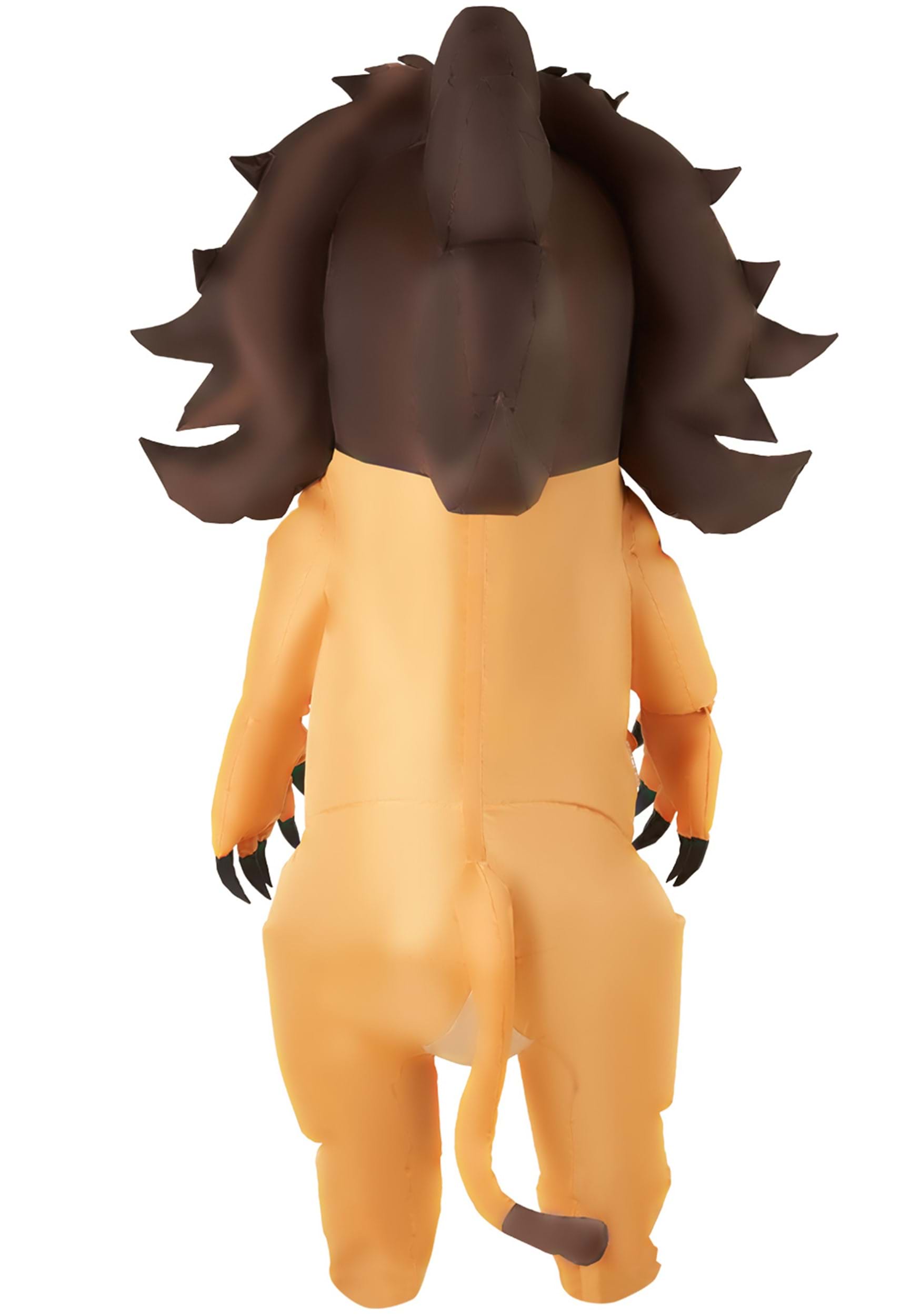 Big Mouth Lion Inflatable Adult Fancy Dress Costume , Lion Fancy Dress Costumes
