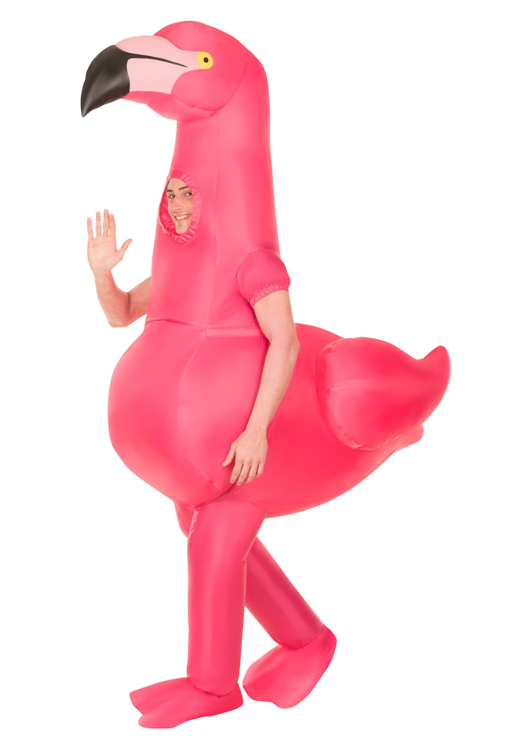 Inflatable Pink Flamingo Adult Fancy Dress Costume , Inflatable Animal Fancy Dress Costumes