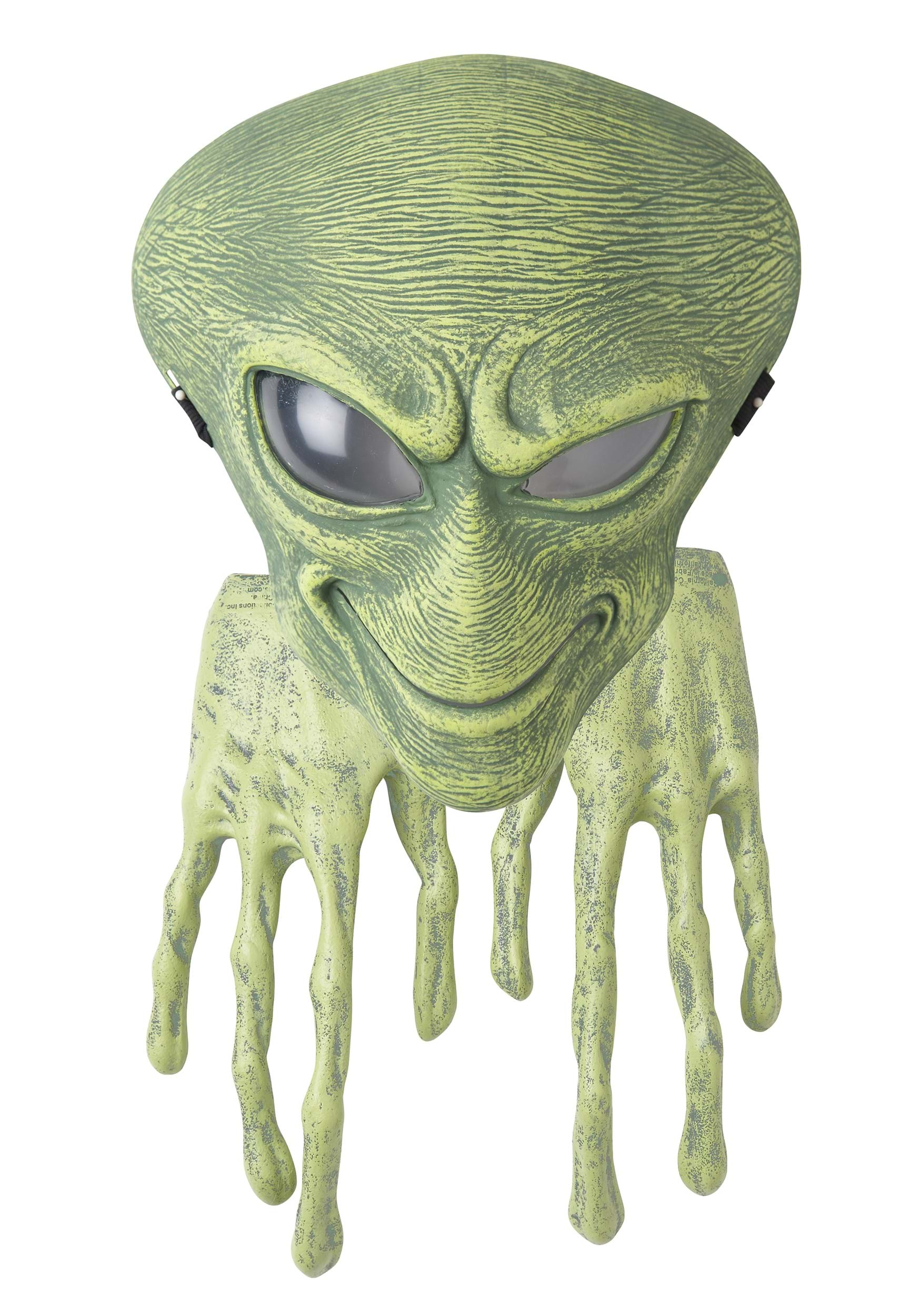 Green Alien Mask & Hands Kit