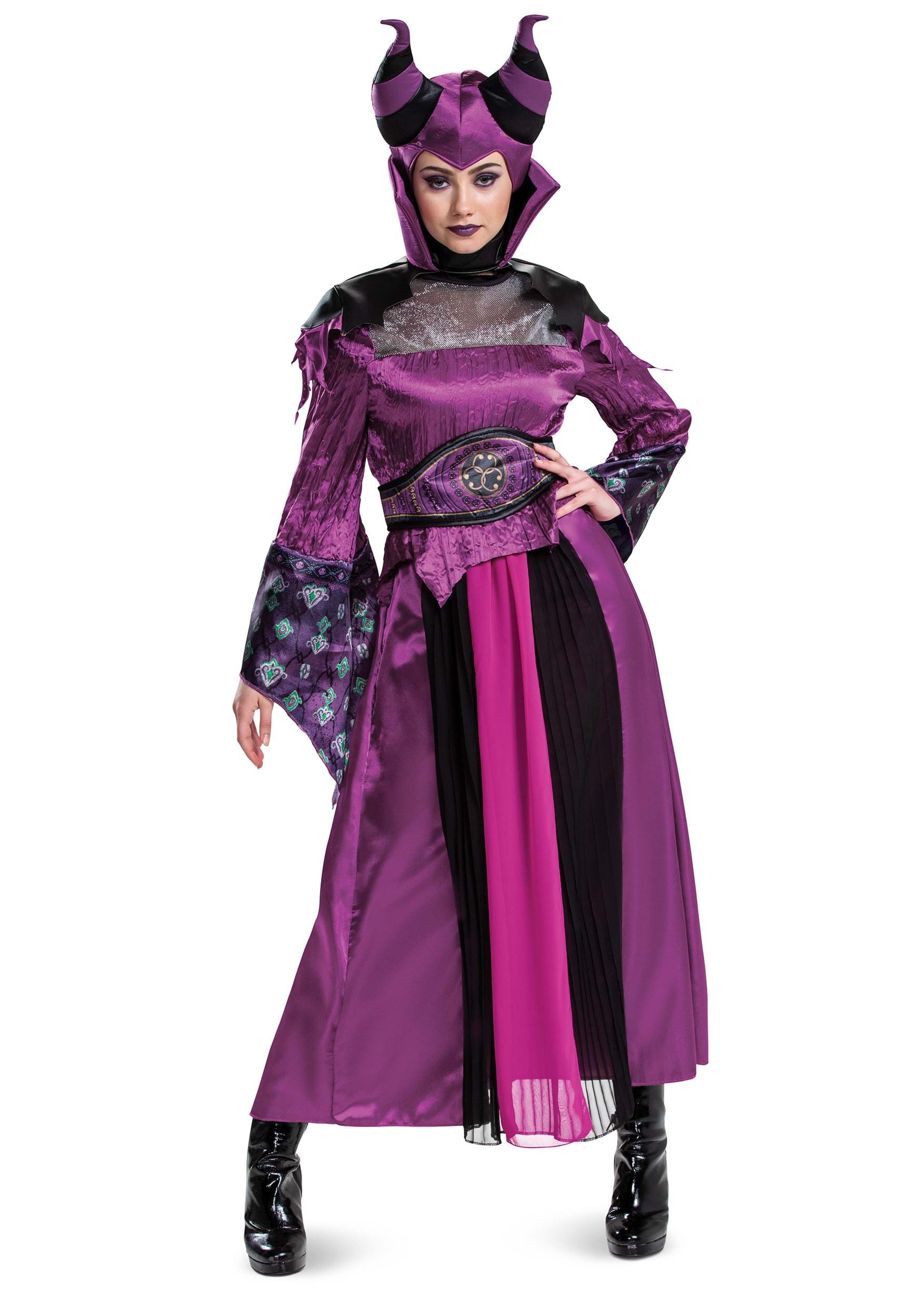 Disney Descendants Maleficent Women's Fancy Dress Costume