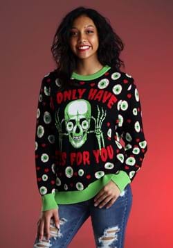 Eyes for You Valentines Day Adult Sweater-2-0
