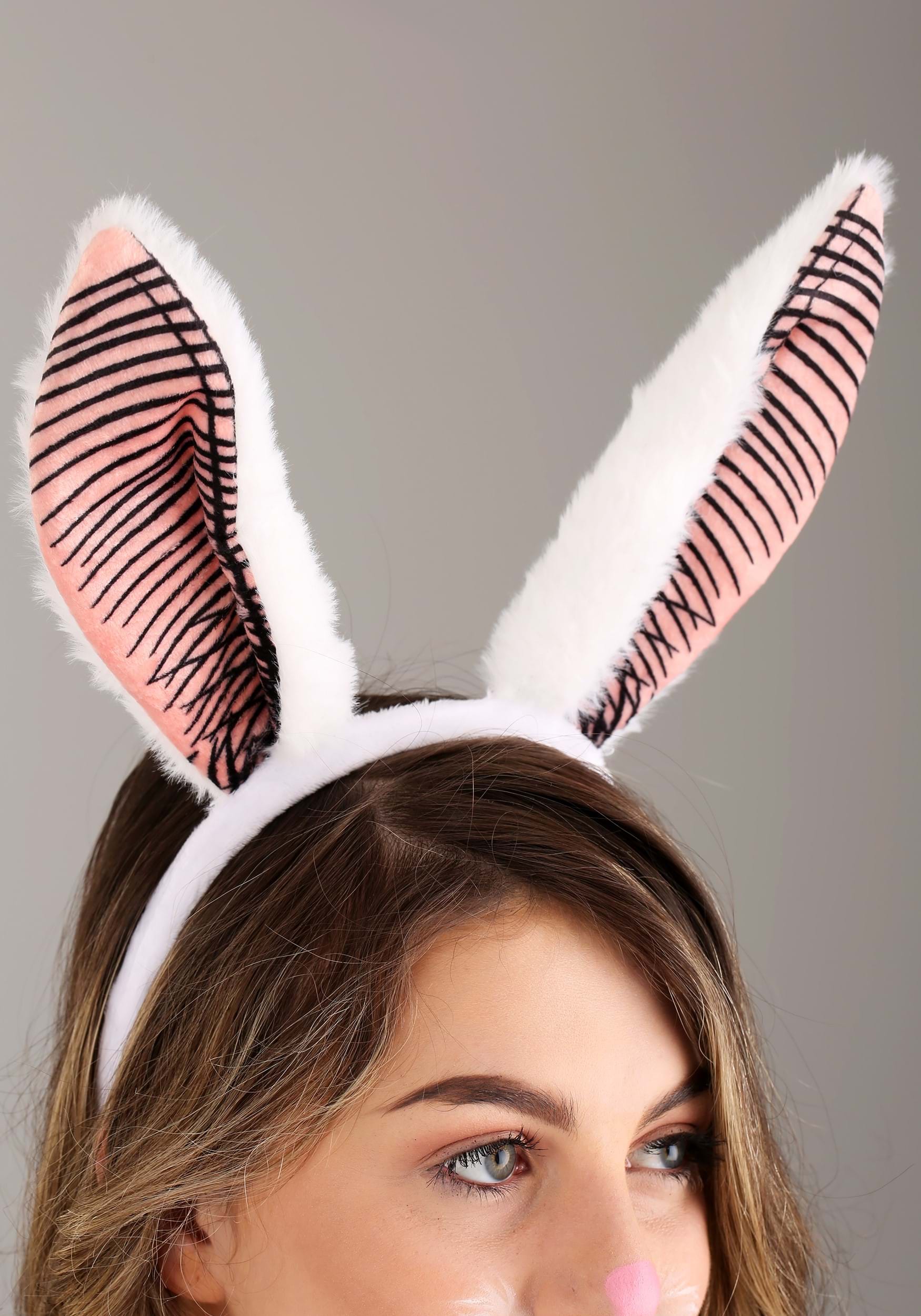 White Rabbit Fancy Dress Costume Kit For Adults