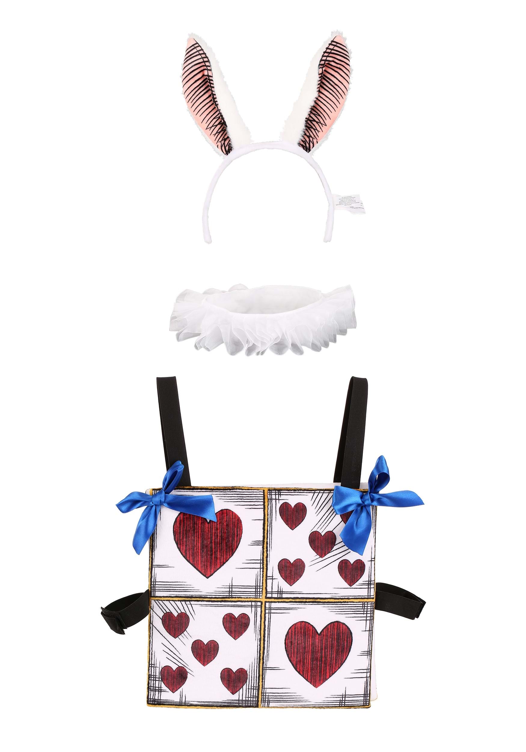 White Rabbit Fancy Dress Costume Kit For Adults