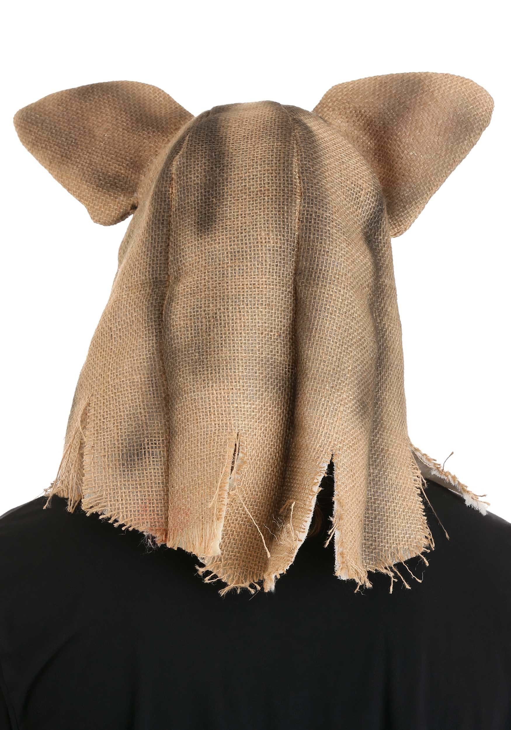 Pig Scarecrow Mouth Mover Adult Mask