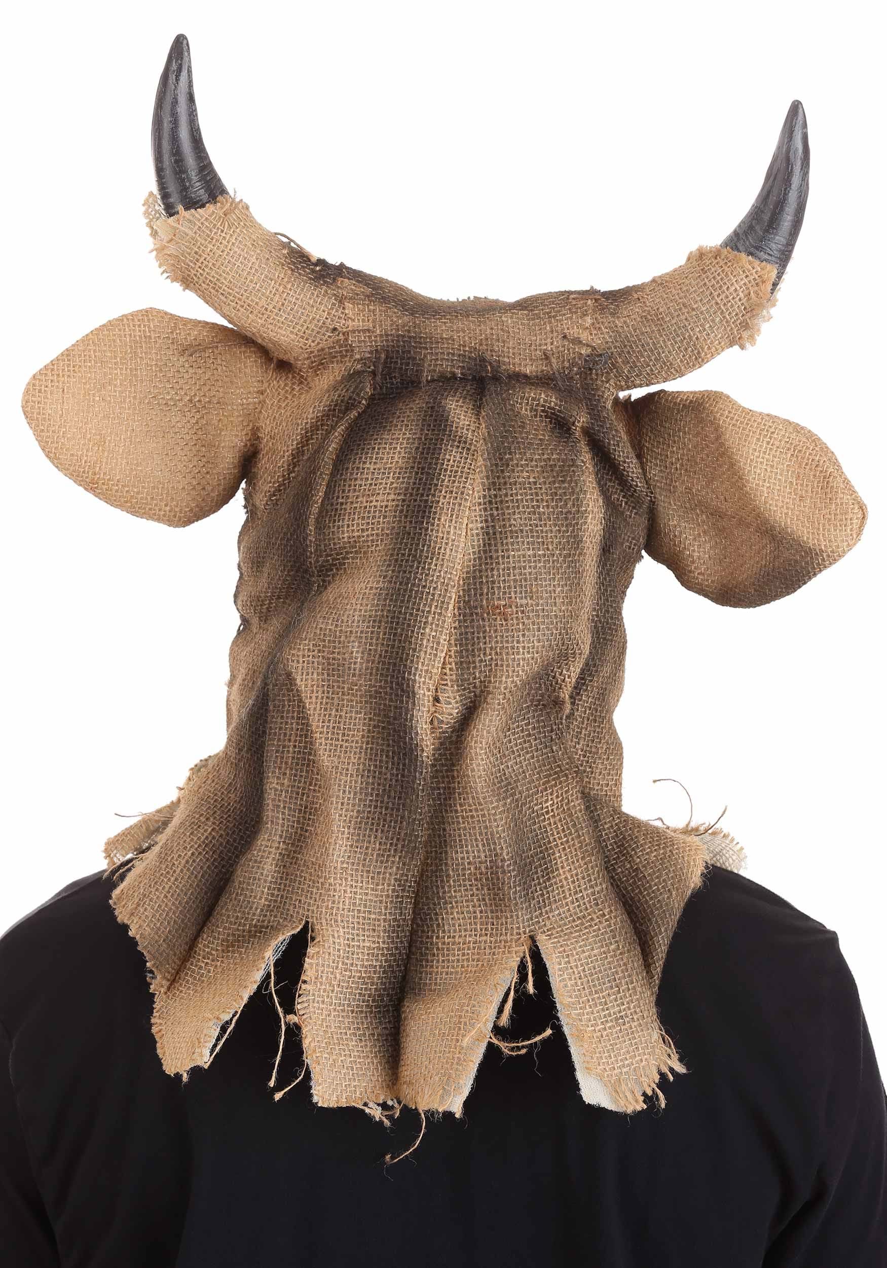 Bull Scarecrow Adult Mouth Mover Mask