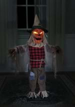 36" Twitching Scarecrow Light Up Animated Prop