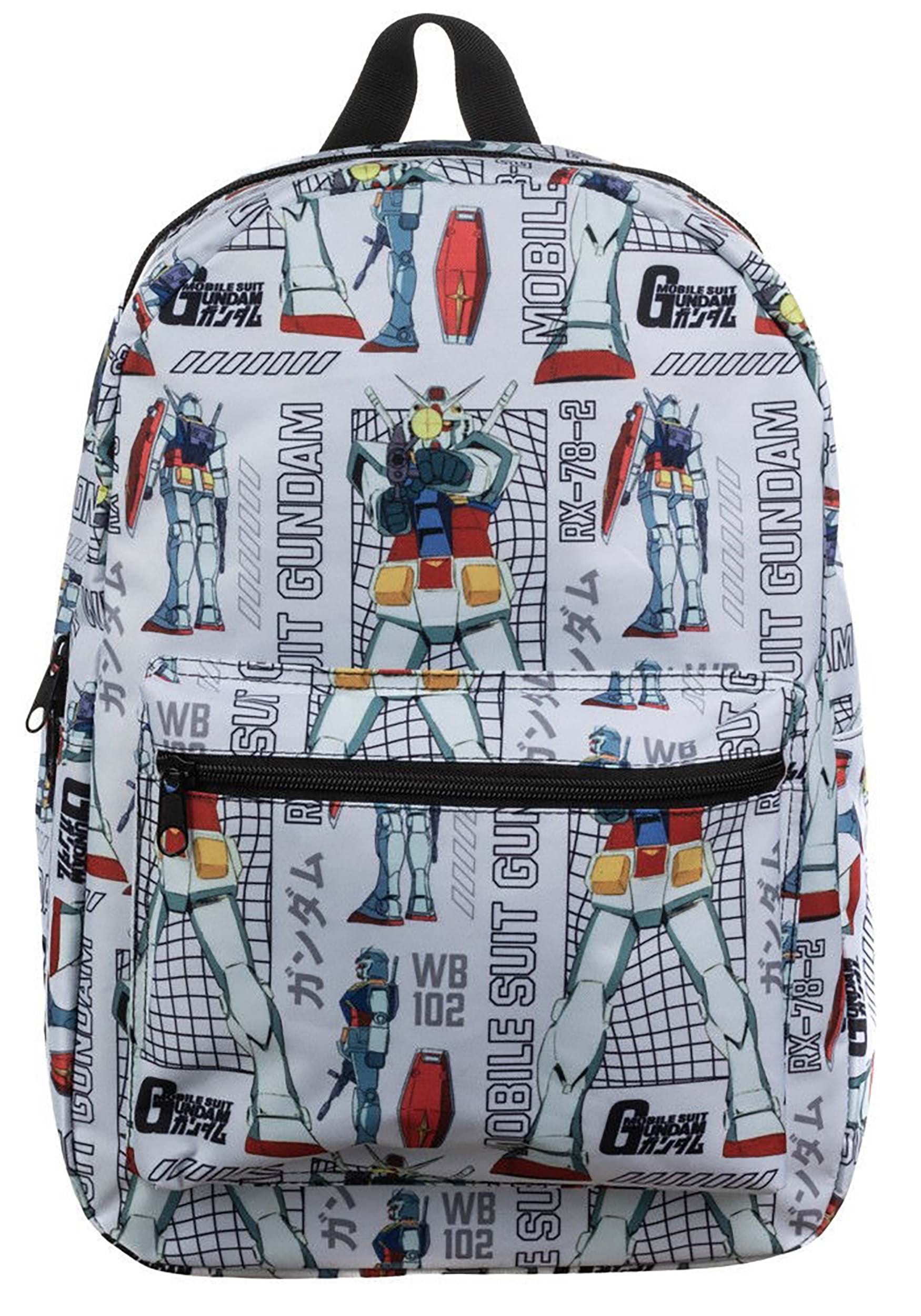 Sublimated Backpack Mobile Suit Gundam