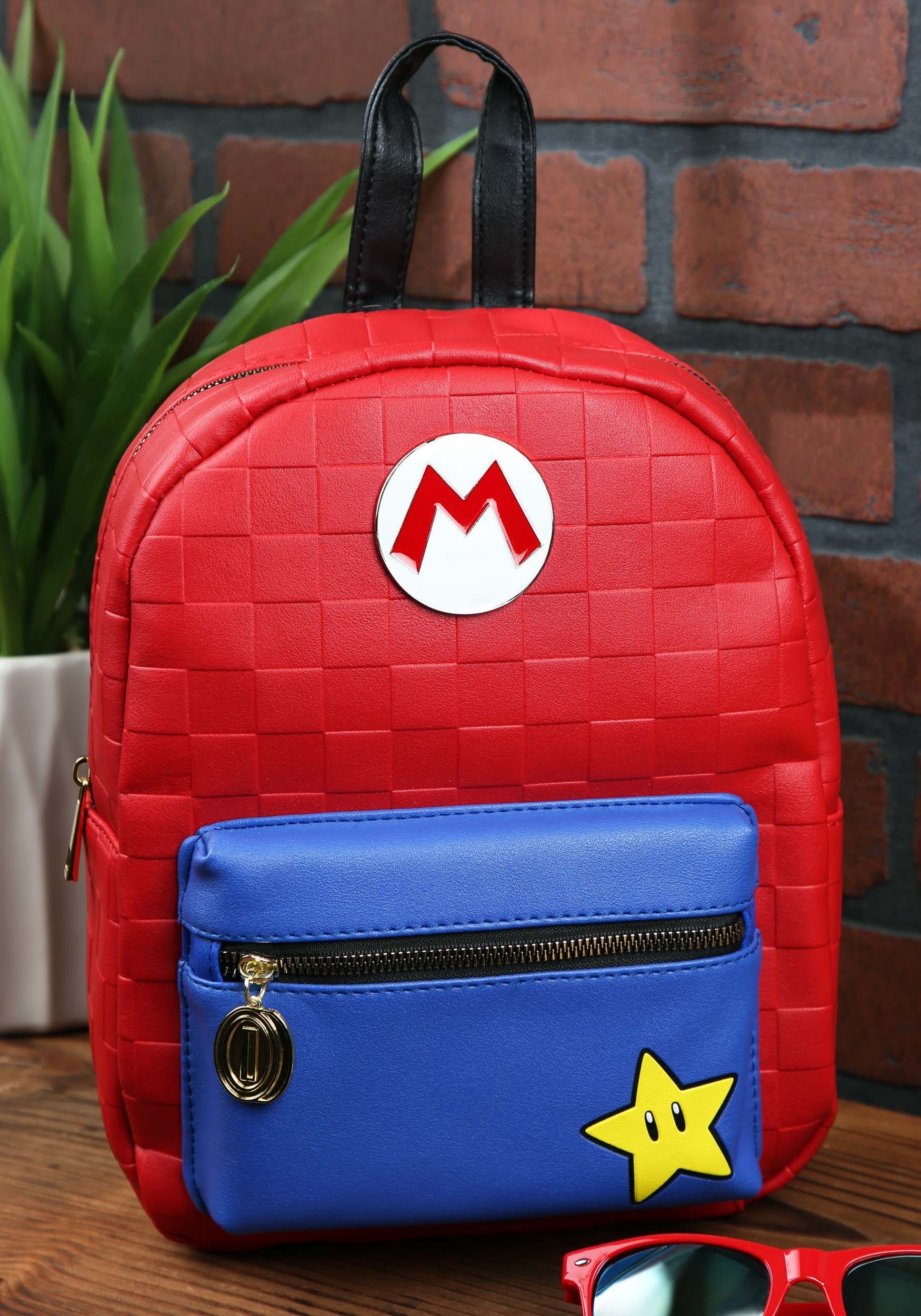 checkered mini backpack