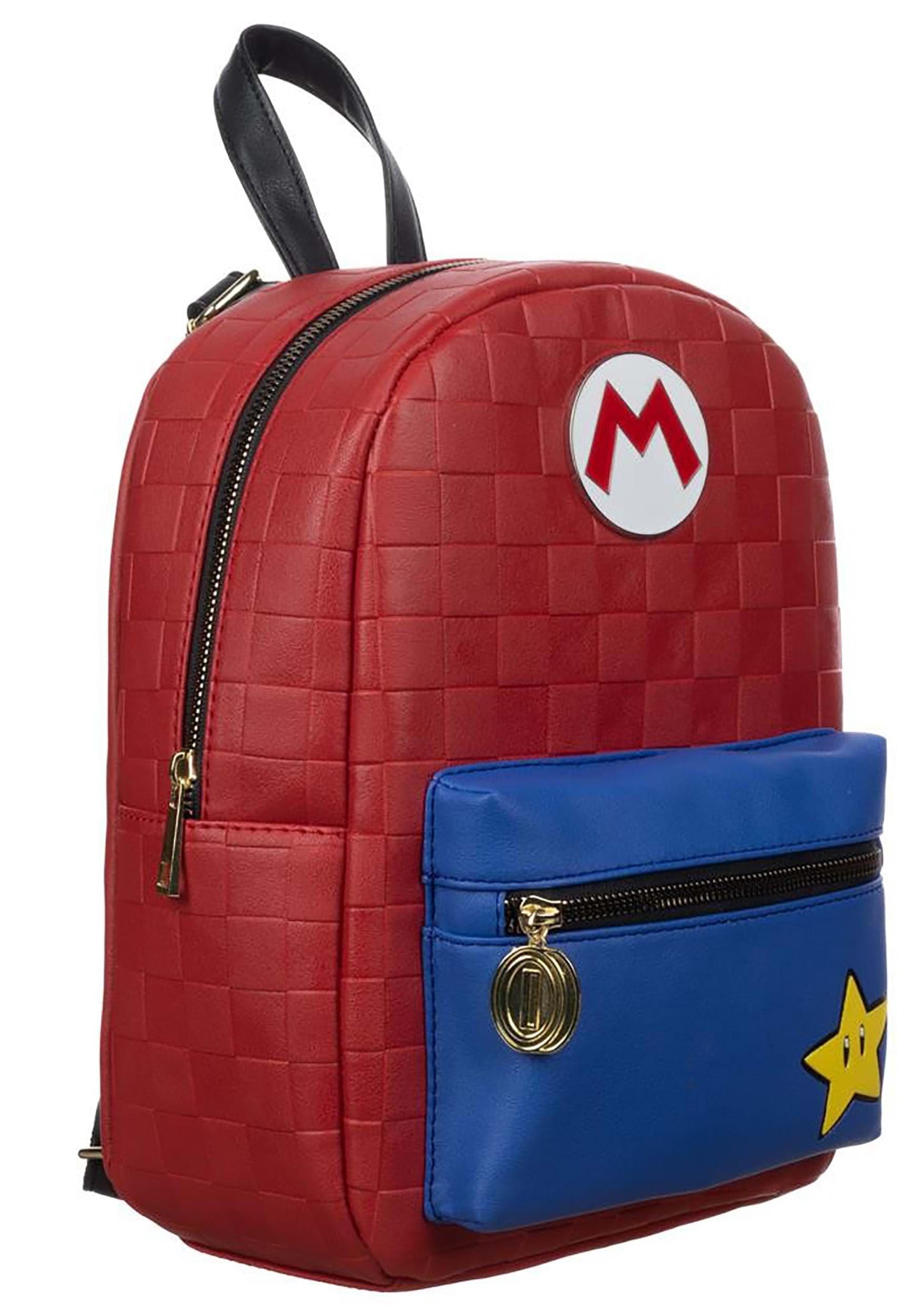 checkered mini backpack