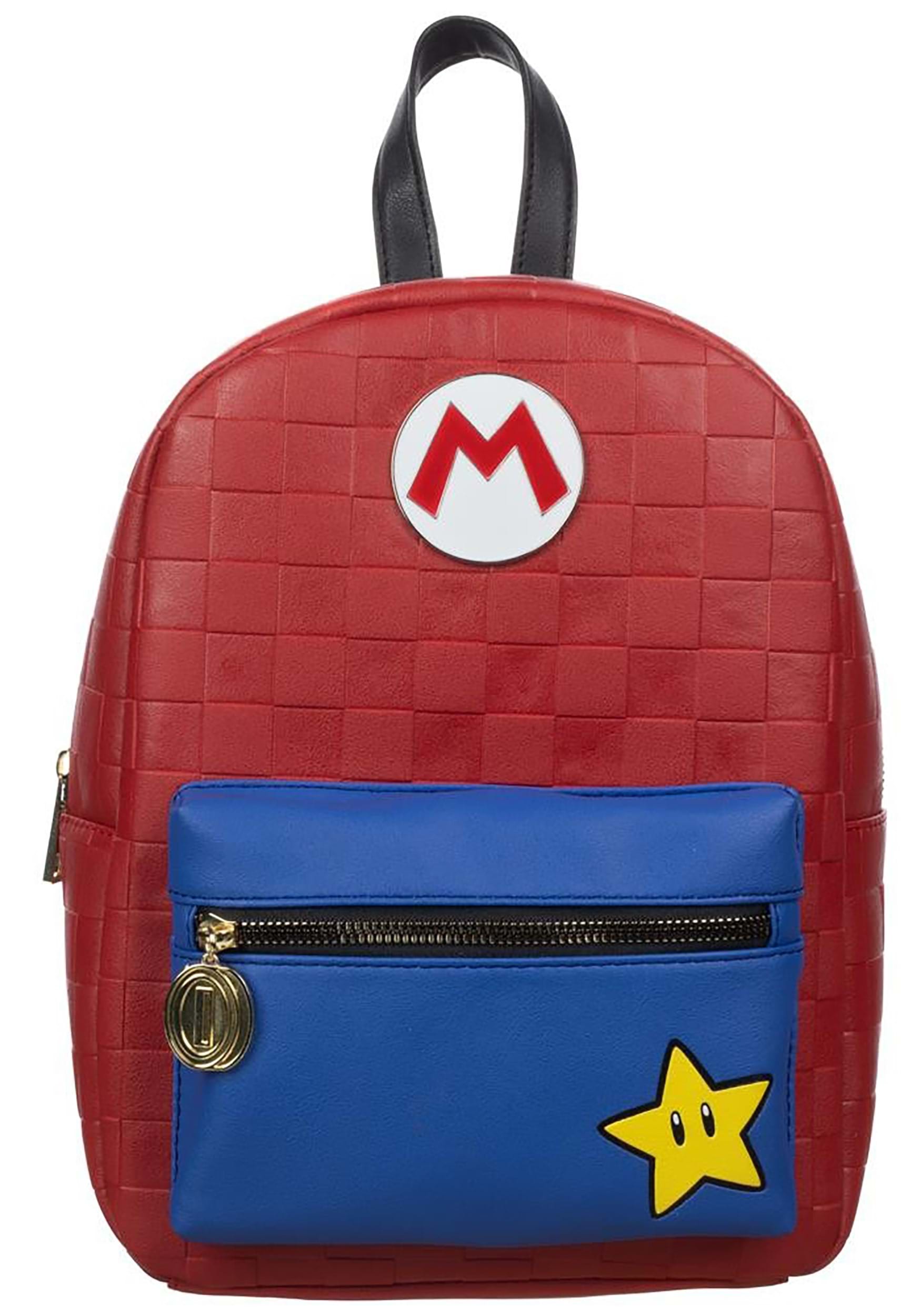 checkered mini backpack