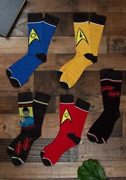 Star Trek Crew Socks 5 Pack-0