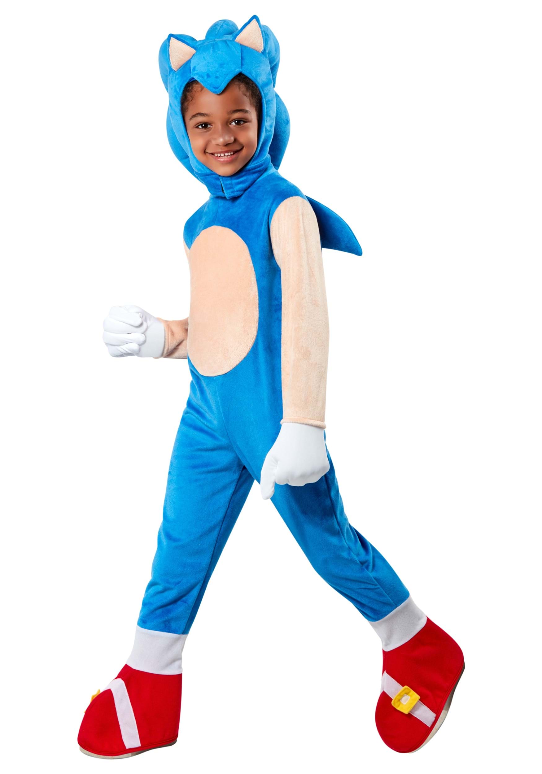 Sonic The Hedgehog Deluxe Kids Fancy Dress Costume
