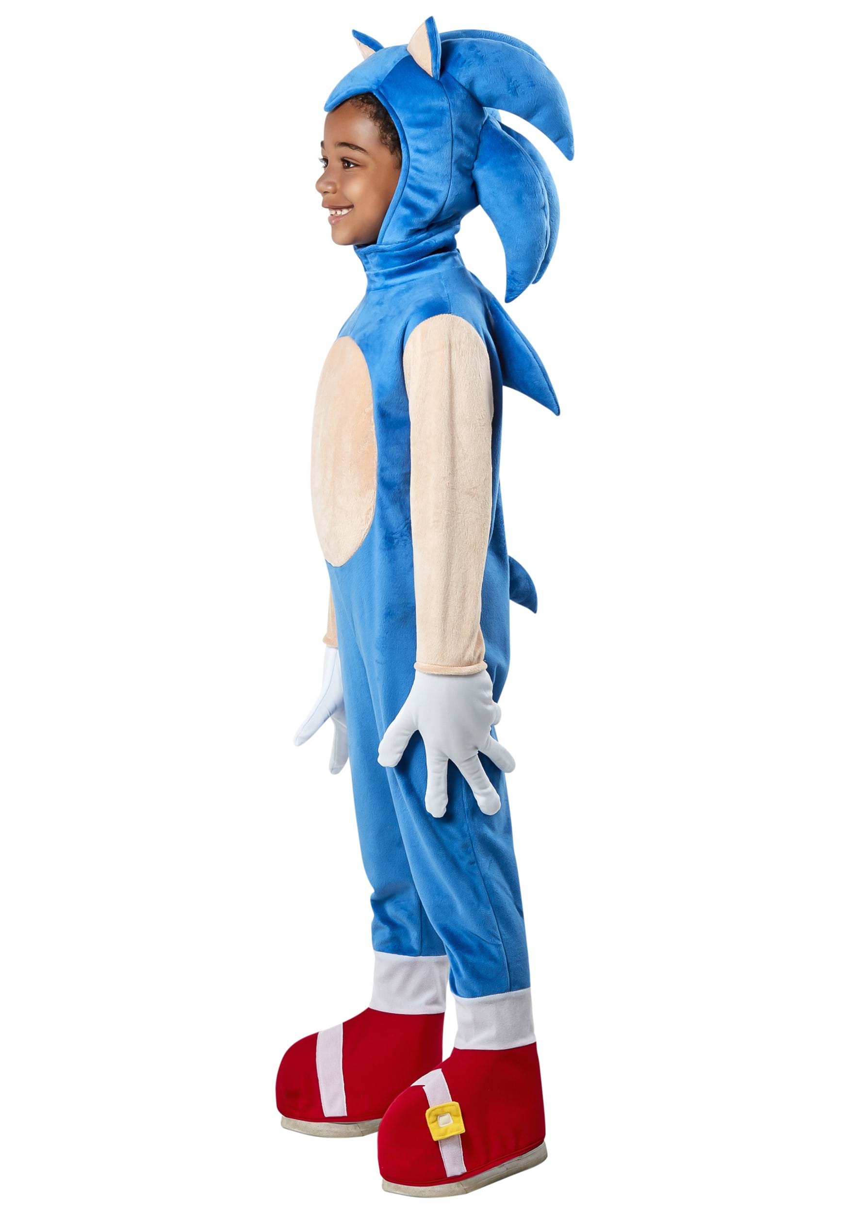 Sonic The Hedgehog Deluxe Kids Fancy Dress Costume