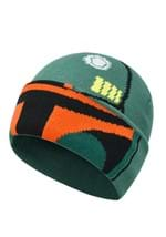 Boba Fett Big Face Roll Down Intarsia Beanie Alt 2