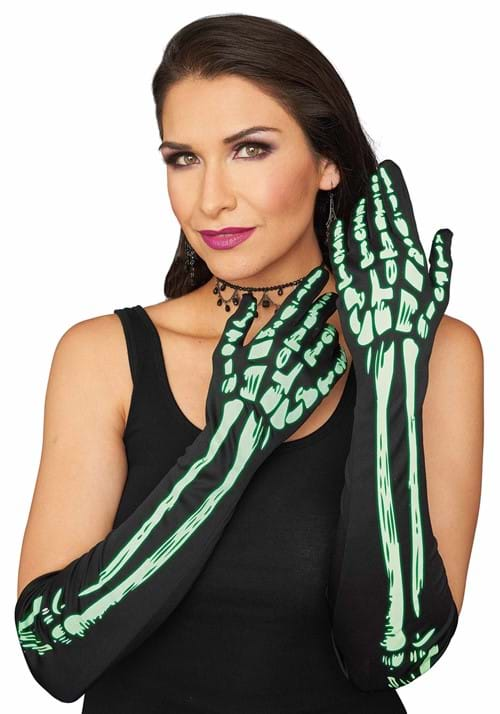 Glow in the Dark Skeleton Gloves