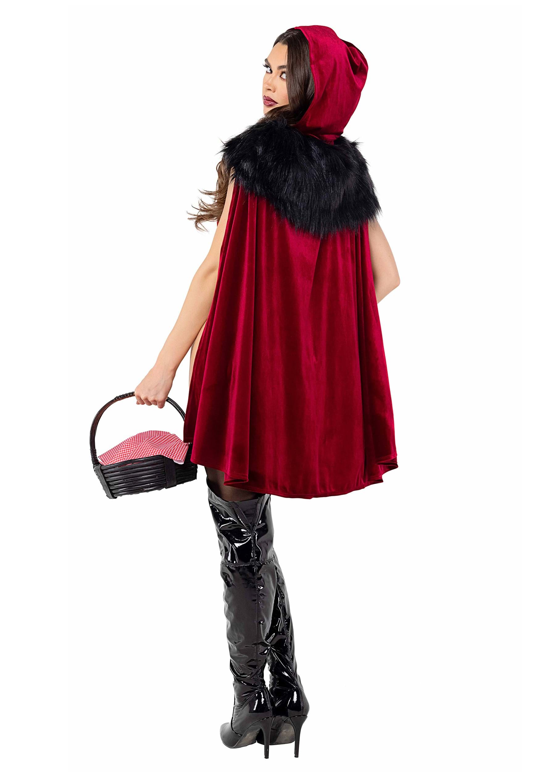 Playboy Red Riding Hood Fancy Dress Costume For Women
