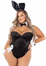 Plus Size Women's Black Playboy Bunny Costume