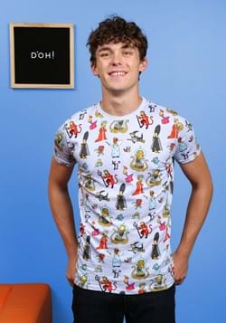 Simpsons Treehouse of Horror AOP Unisex T-Shirt Alt 1