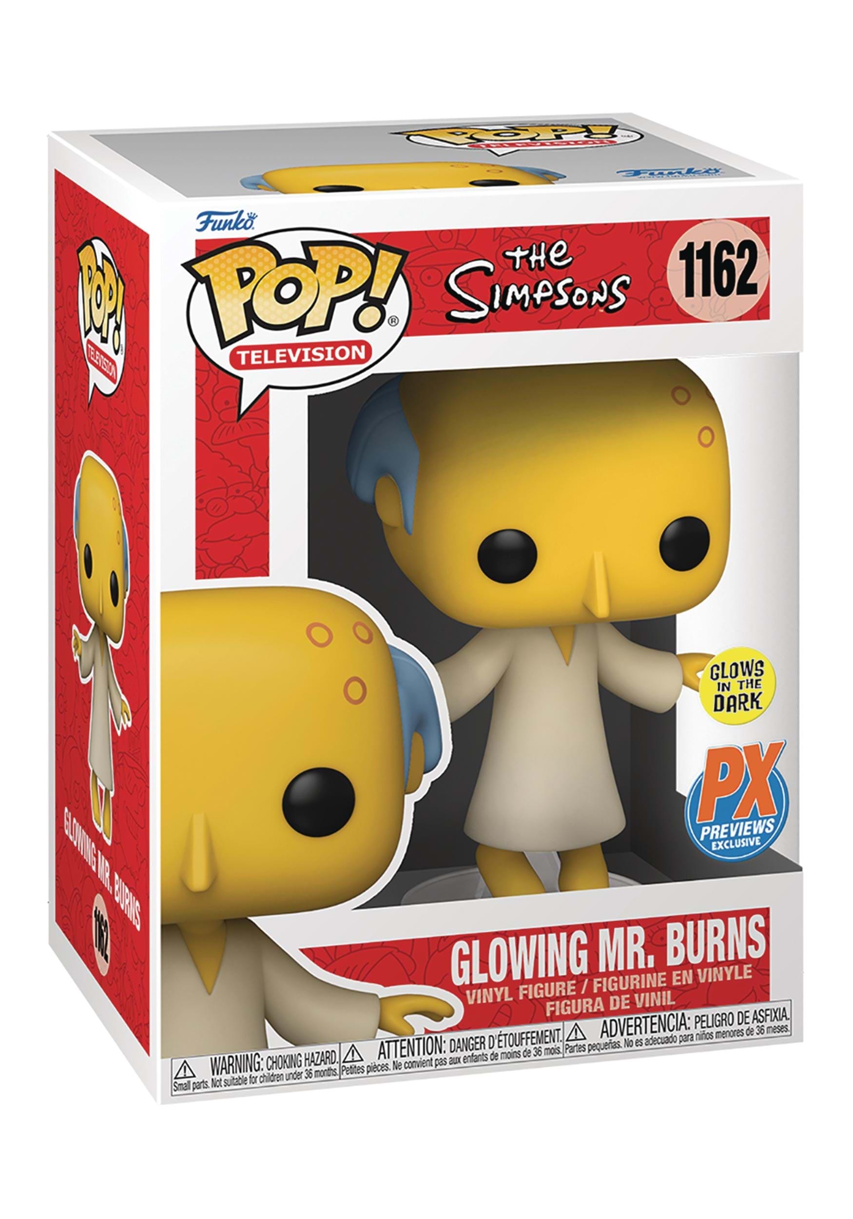 Funko POP Simpsons Alien Mr Burns Glow In The Dark