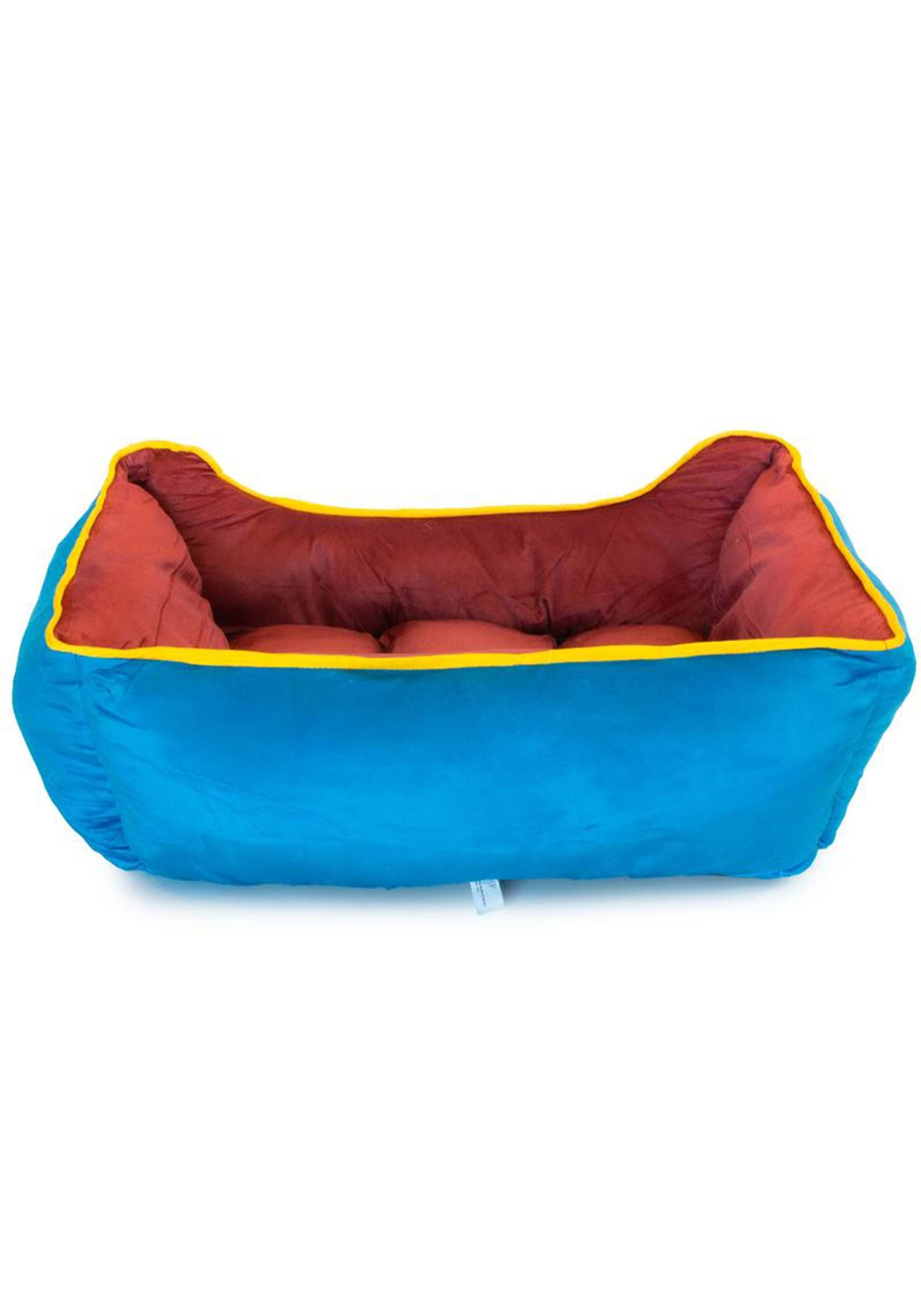 Dark Red And Blue Wonder Woman Pet Bed