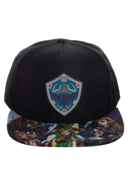 Zelda Sublimated Flat Bill Snapback