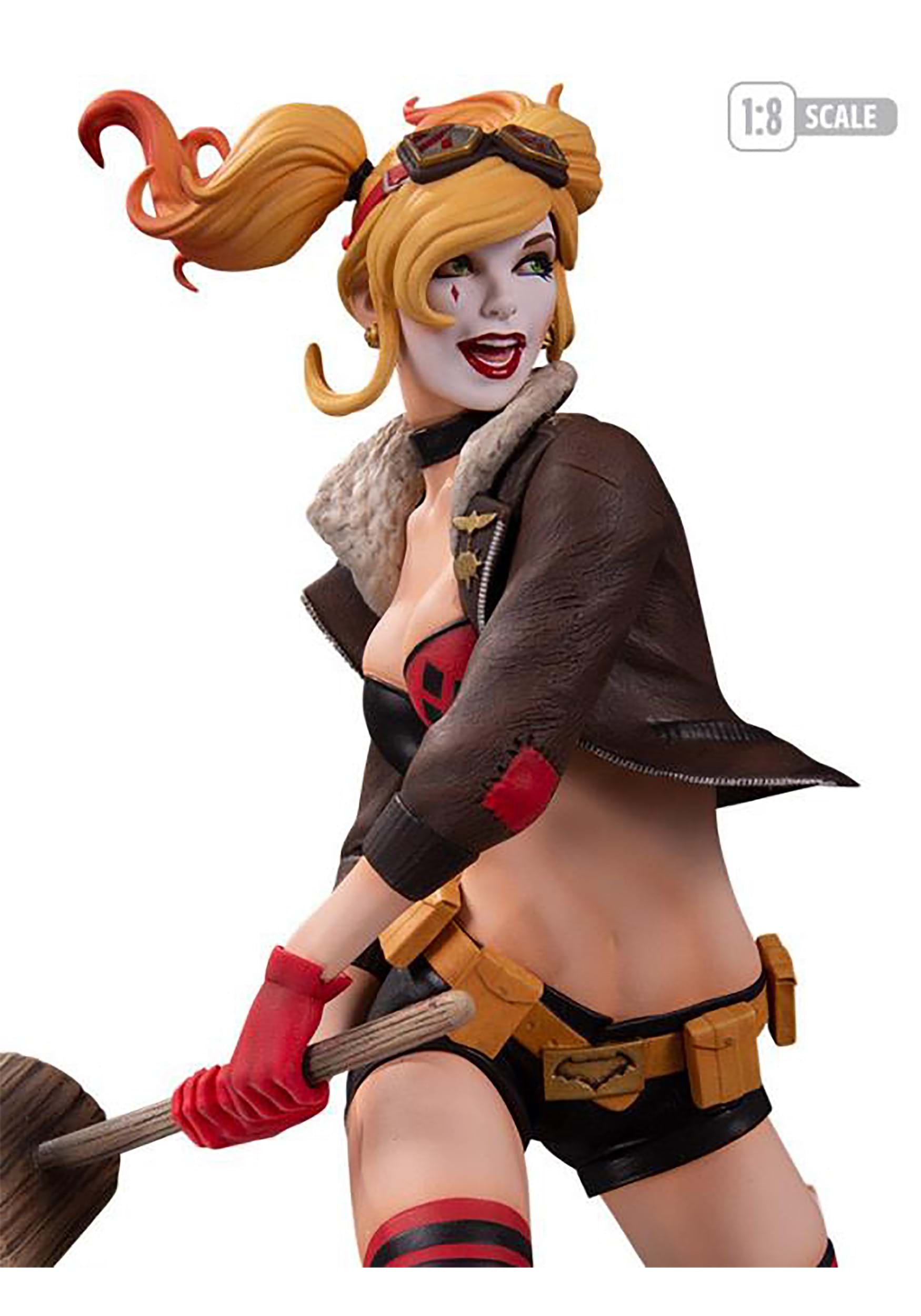 McFarlane DC Bombshells Harley Quinn Deluxe Statue Version 2