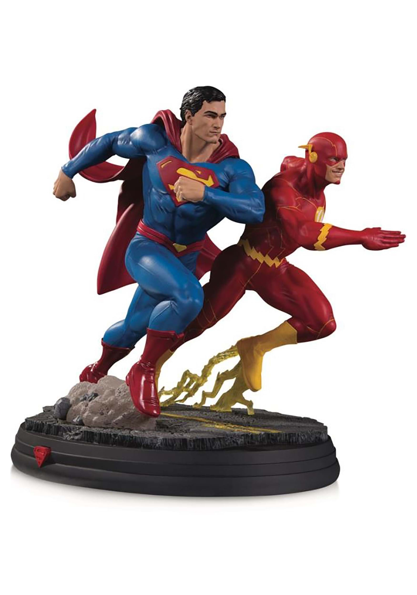 DC Gallery Superman Vs. Flash Racing 2nd Edition Statue