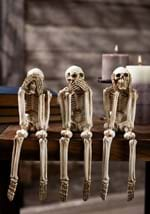 Set of 3 See No Evil Hear No Evil Speak No Evil Skeletons