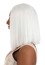 Bright White Long Bob Womens Wig Alt 3