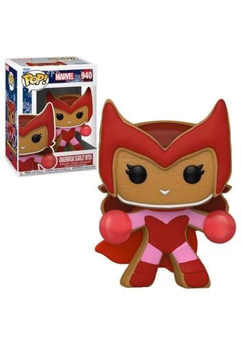 Funko POP Marvel: Holiday- Gingerbread Scarlet Witch Figure