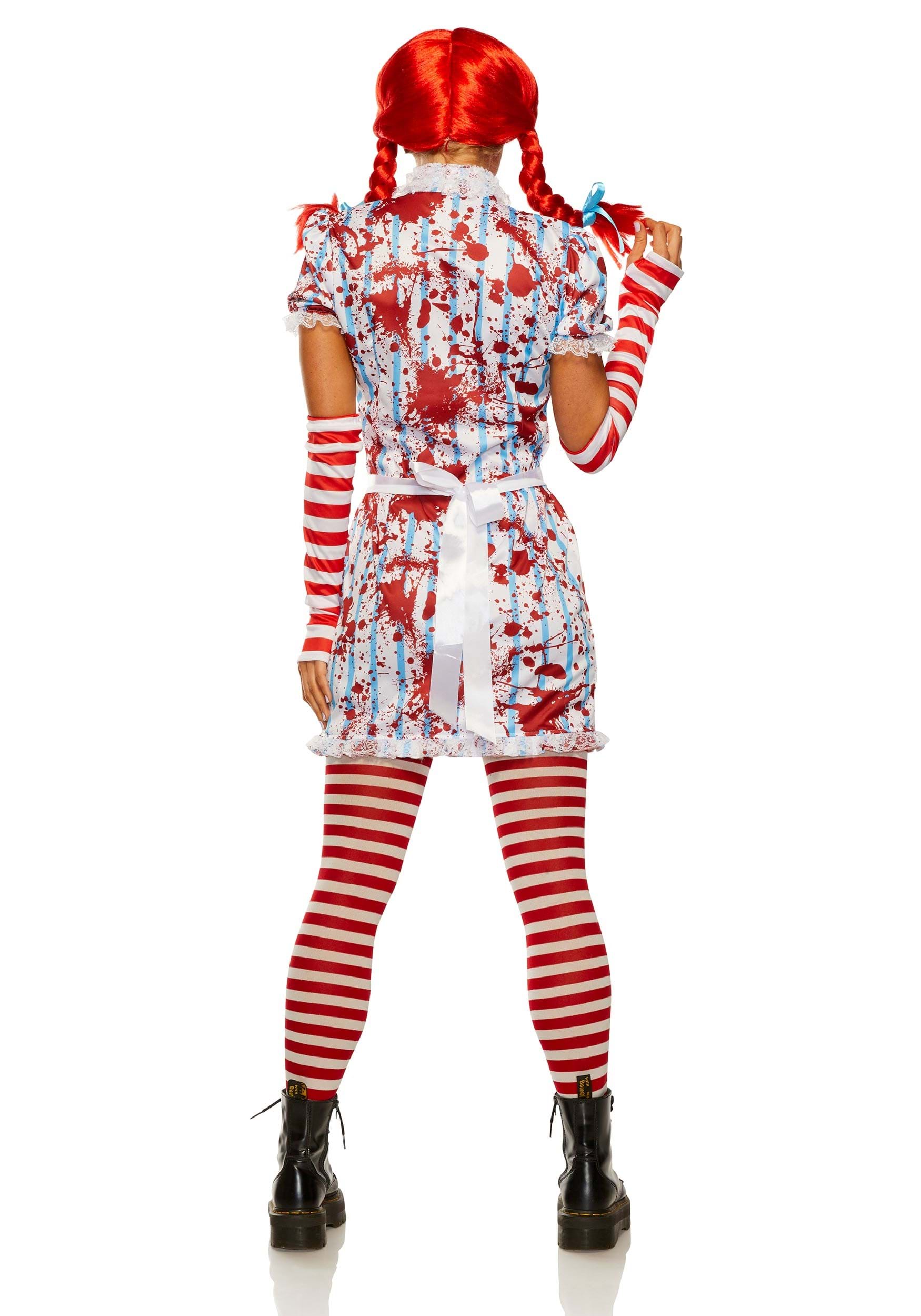 Evil Fast Food Girl Women's Fancy Dress Costume