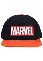 MARVEL EMBROIDERED LOGO FLAT BILL SNAPBACK Alt 3