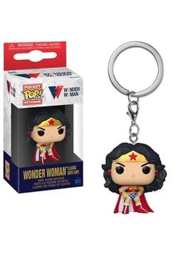 POP Keychain: WW 80th-Wonder Woman (Classic w/Cape