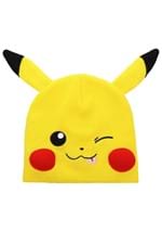 POKEMON PIKACHU BIG FACE BEANIE WITH LED CHEEKS Alt 1