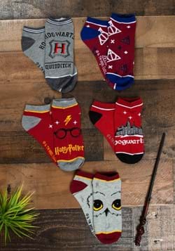 Harry Potter Hogwarts 5 Pair Ankle Socks