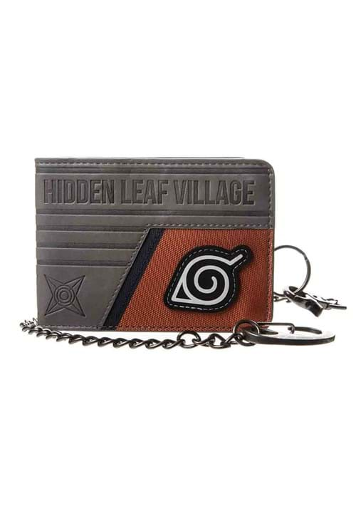 NARUTO HIDDEN LEAF VILLAGE CHAIN WALLET