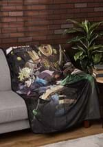 JoJos Bizarre Adventure Digital Fleece Throw Blanket