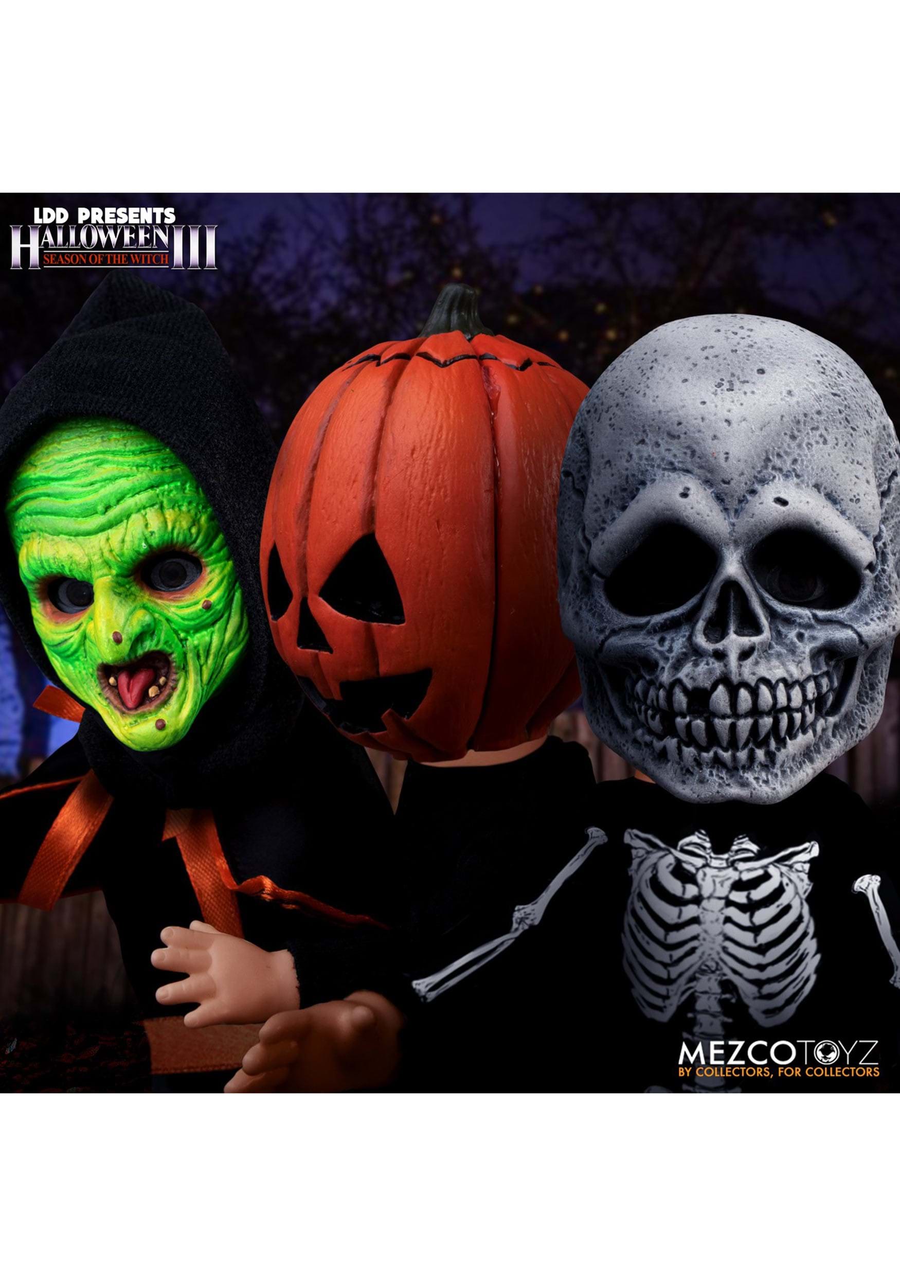 Halloween III Living Dead Dolls Pack Of 3 Trick-or-Treaters Boxed Vinyl Figures