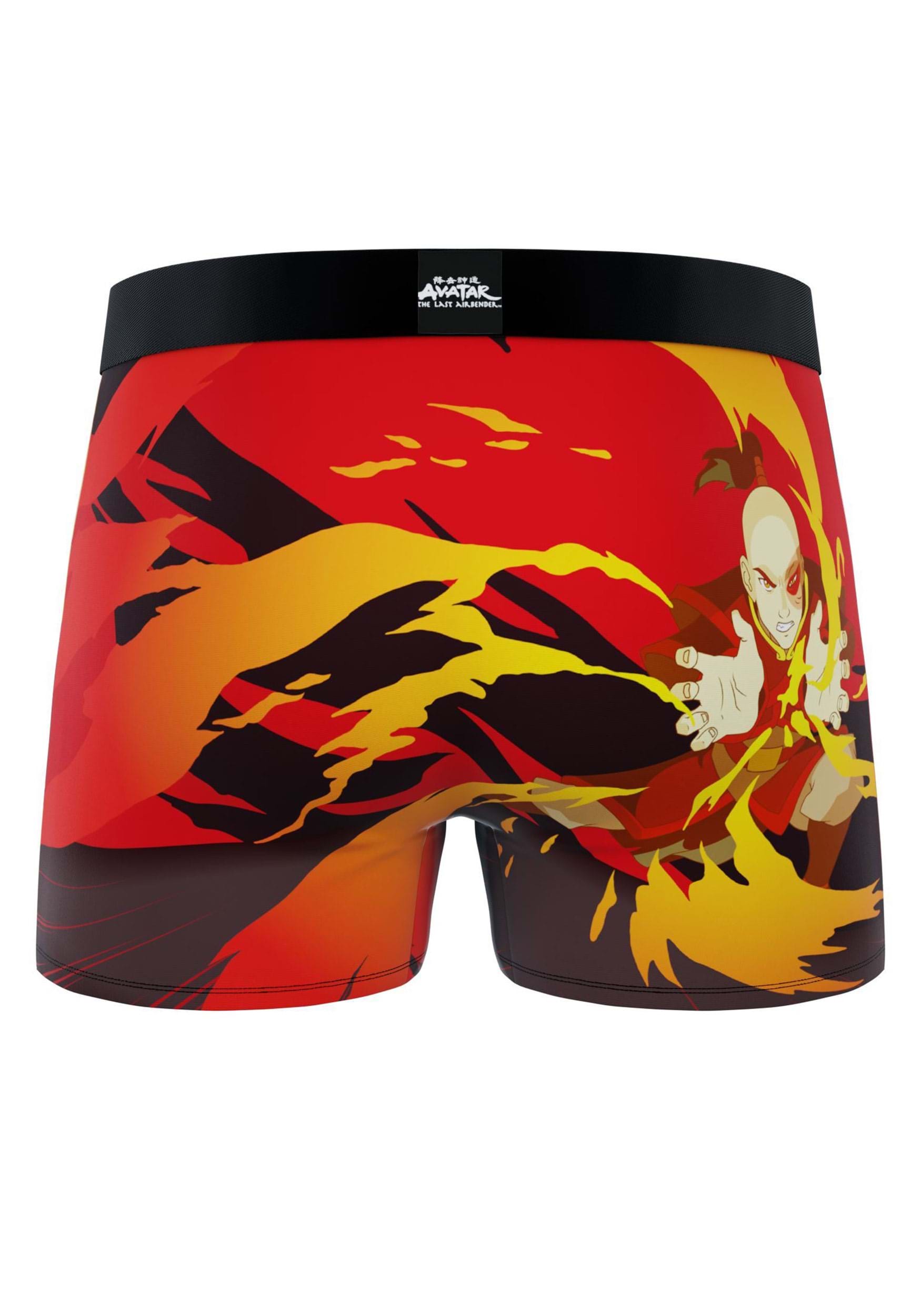 2 Pack Zuko And Avatar Men's Boxer Briefs , Men's Underwear