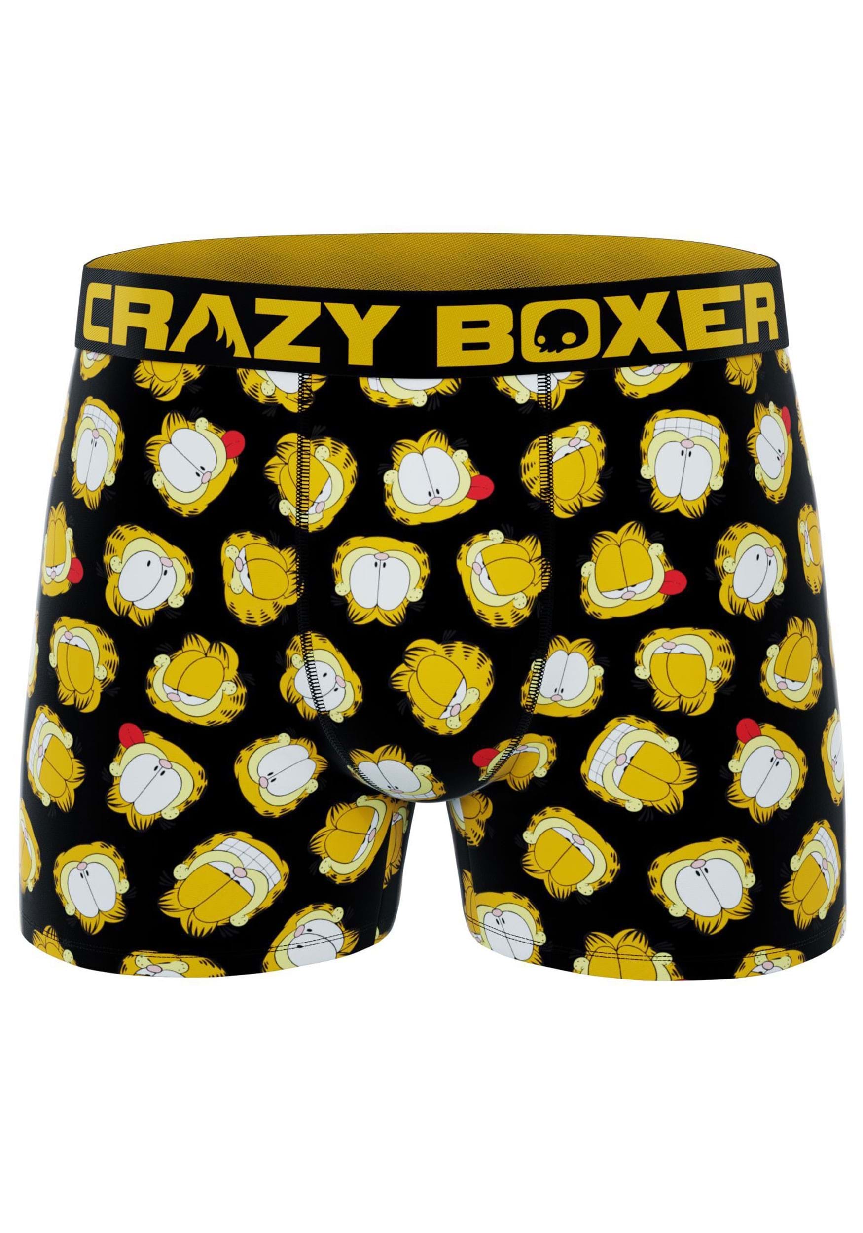 Crazy Boxers Garfield Faces Men's Boxer Briefs