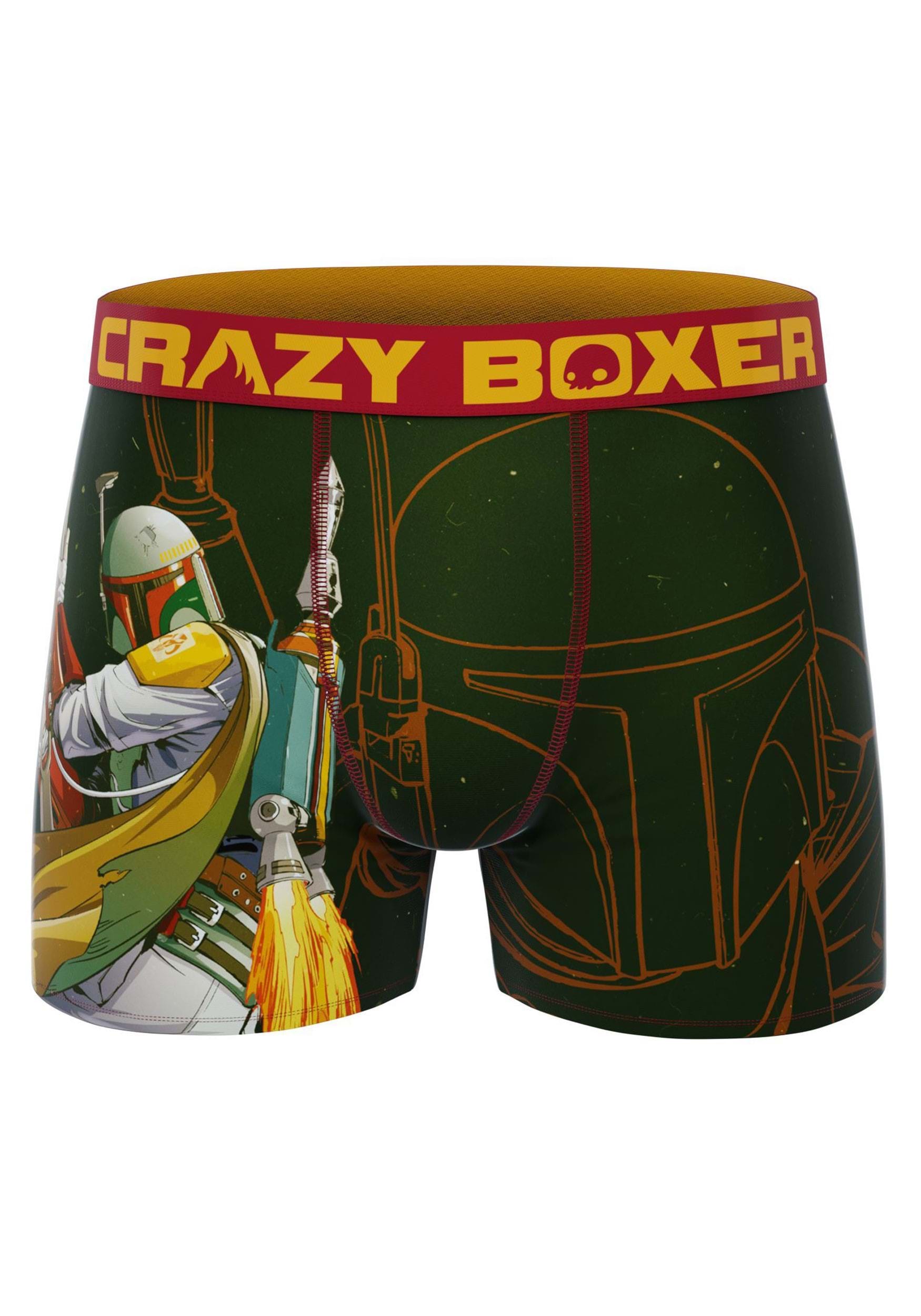 Crazy Boxers Star Wars Boba Fett Men's Boxer Briefs