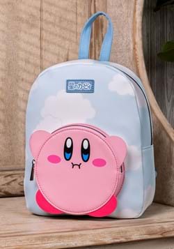 Kirby Die Cut Pocket Cloud Print Mini Backpack