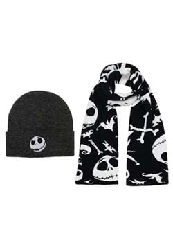 THE NIGHTMARE BEFORE CHRISTMAS BEANIE & SCARF COMB