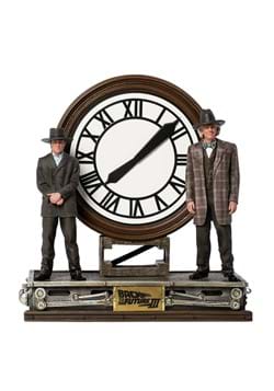 Marty and Doc at the Clock Deluxe Art 1/10 Scale Statue