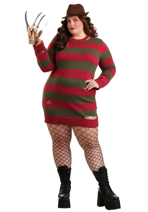 Freddy Krueger Plus Size Dress Costume