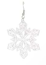 Glitter Snowflake Lucite Earring Alt 2