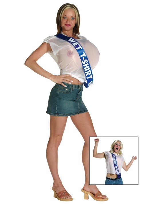 Womens Wet T-Shirt Winner Costume